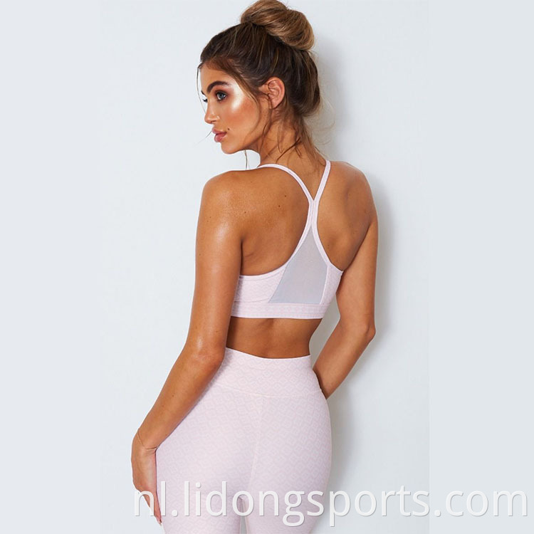 Gedrukte yogabroek gym fitness kleding vrouwen yogabroek